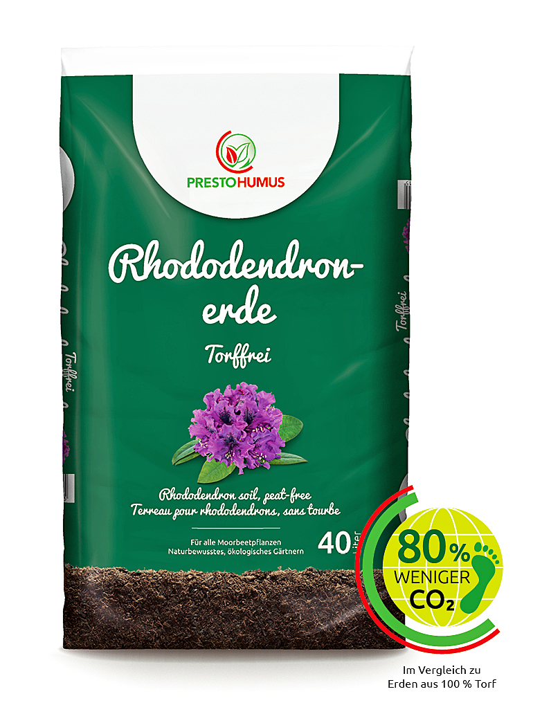 Rhododendronerde mit weniger CO2 diy online